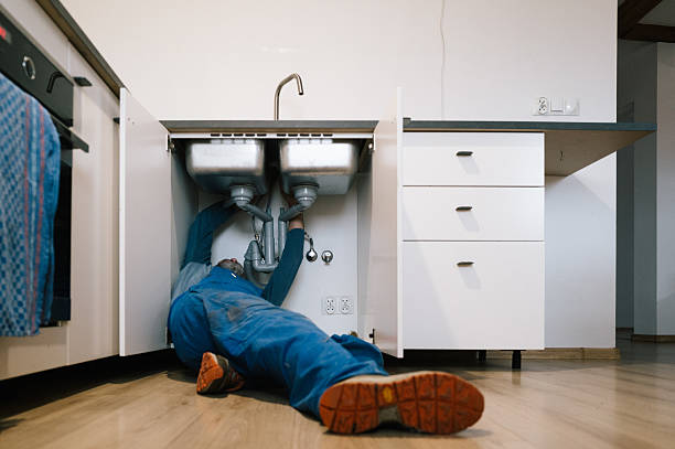 Professional Drain Cleaning technician working in Calamus, IA
